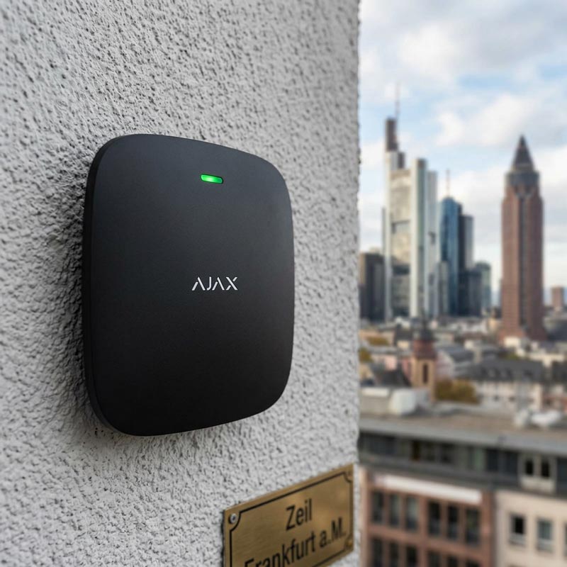 Alarmanlage Frankfurt am Main – professionelle Ajax-Alarmanlage installiert von HELM Sicherheitstechnik