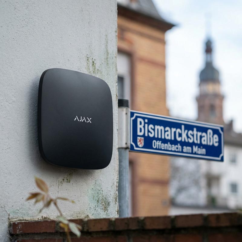 Alarmanlage Offenbach am Main – professionelle Installation durch HELM Sicherheitstechnik