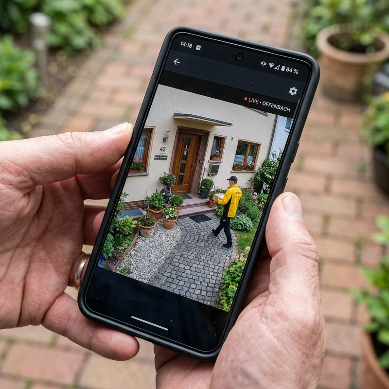 Smart Home Sicherheitstechnik Offenbach – App-Steuerung der Alarmanlage per Smartphone