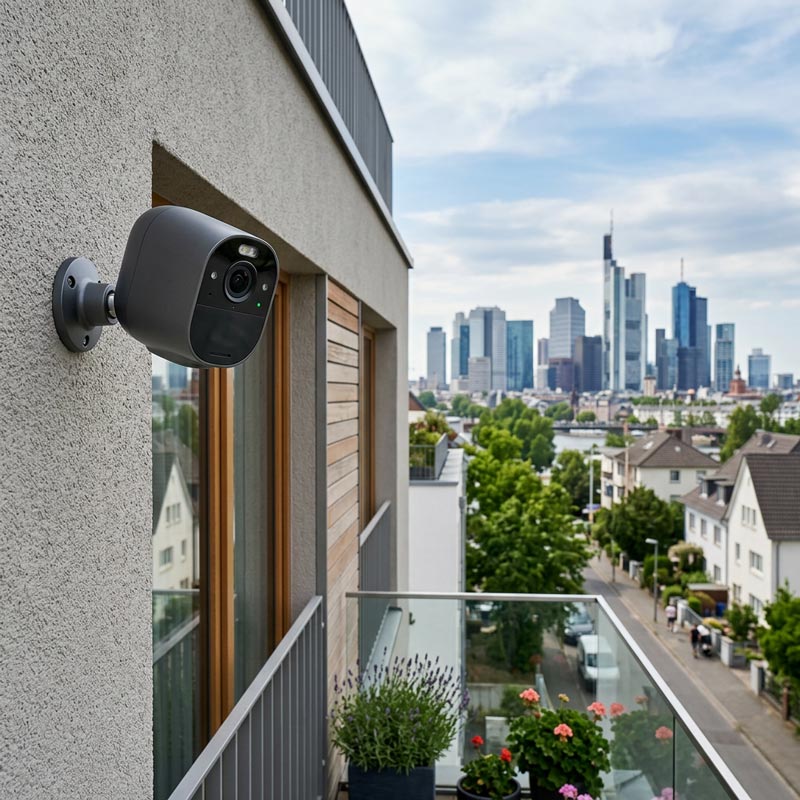 Videoüberwachung Frankfurt am Main – hochauflösende Überwachungskamera von HELM