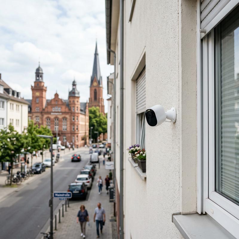 Videoüberwachung Offenbach am Main – hochauflösende Überwachungskamera von HELM